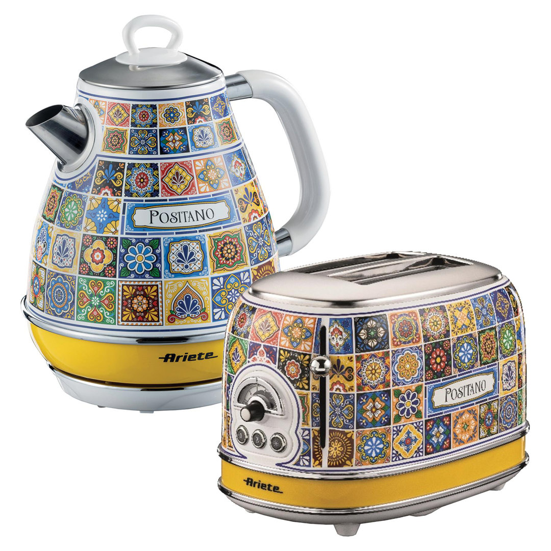 Ariete Positano 1.7L Kettle & 2 Slice Toaster Multi